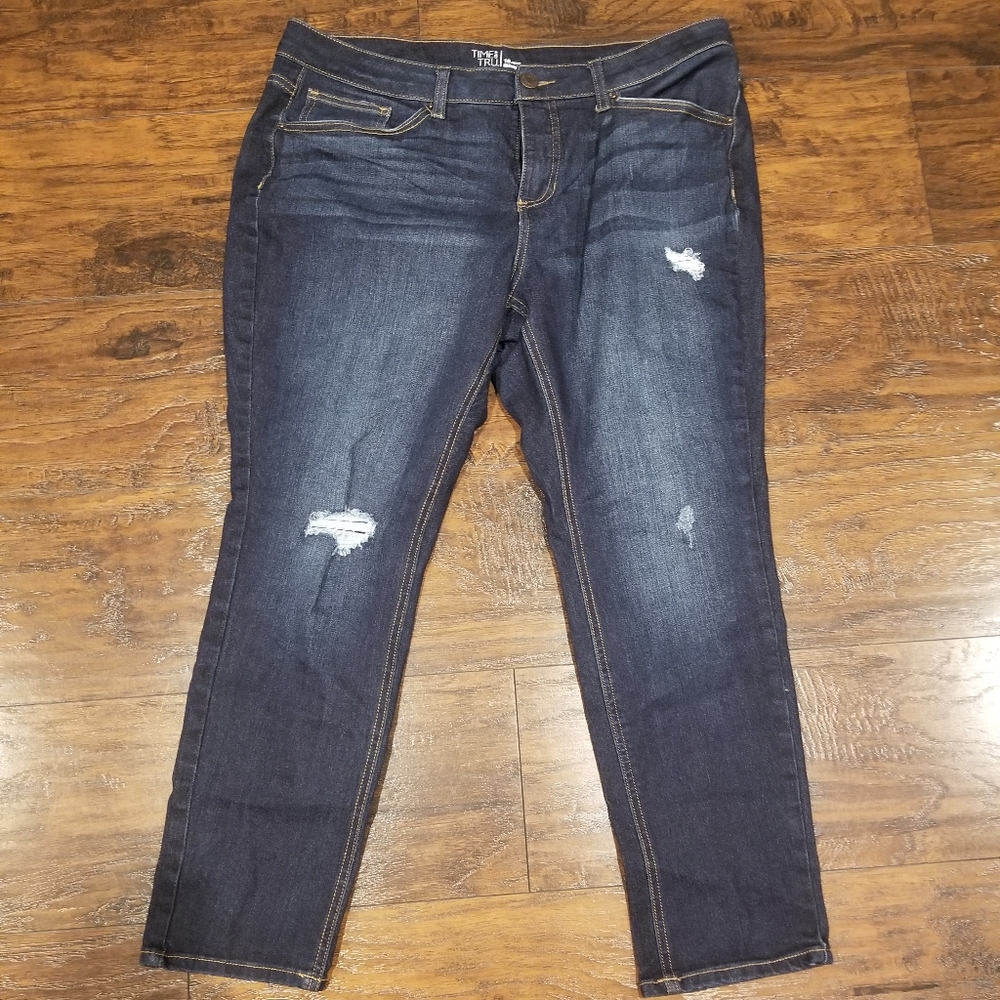 Time and Tru Jean's Skinny Petite Size 16 Excellent Condition